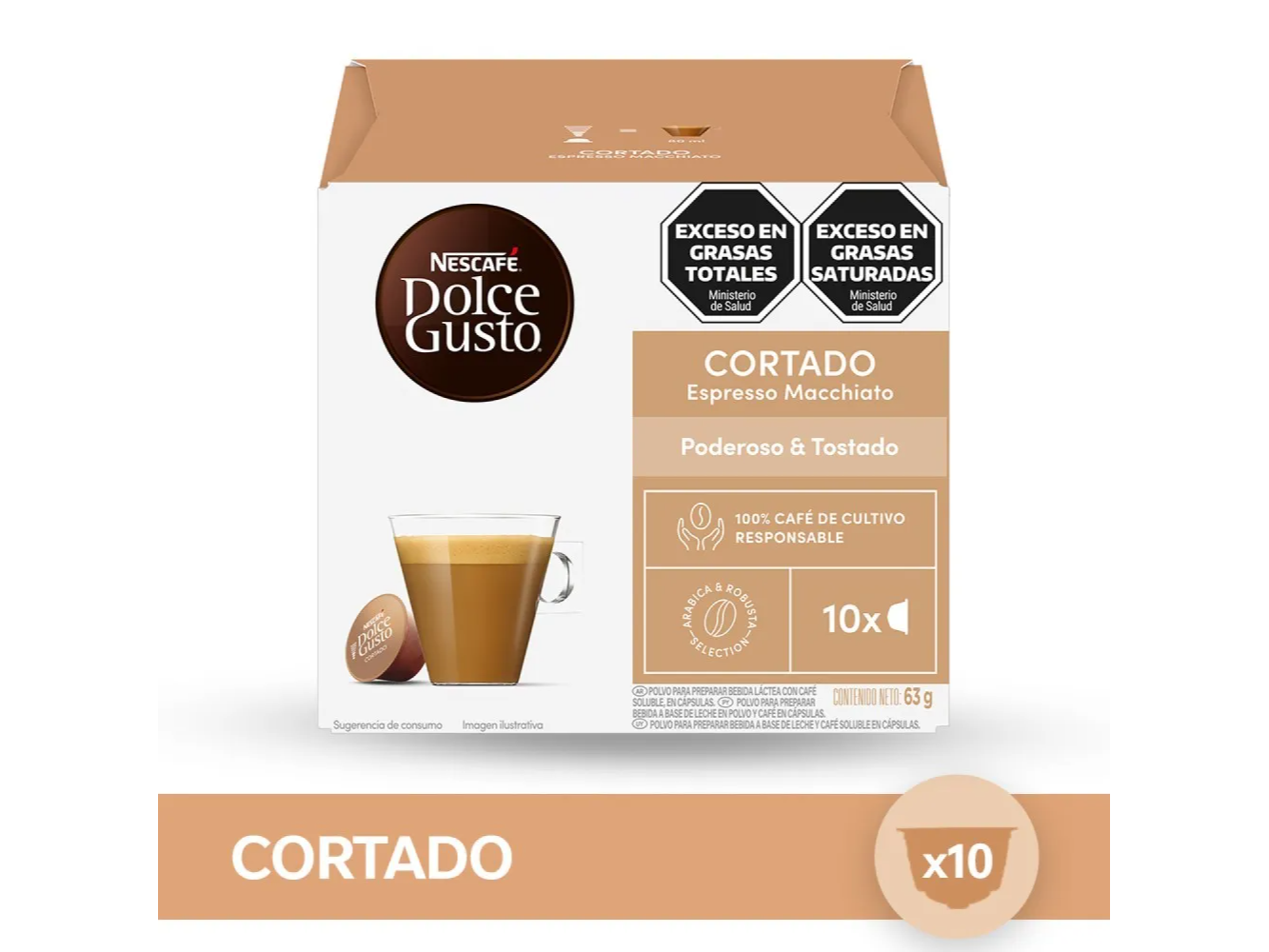 Cápsulas Espresso Macchiato 10 Un Nescafé® Dolce Gusto®