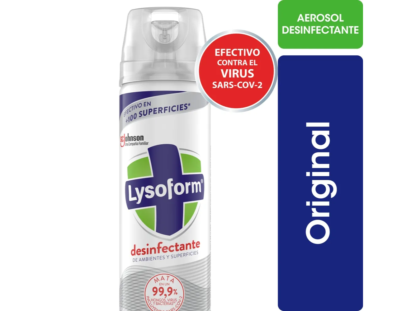 Desinfectante De Ambiente Aerosol Original 360 Ml Lysoform