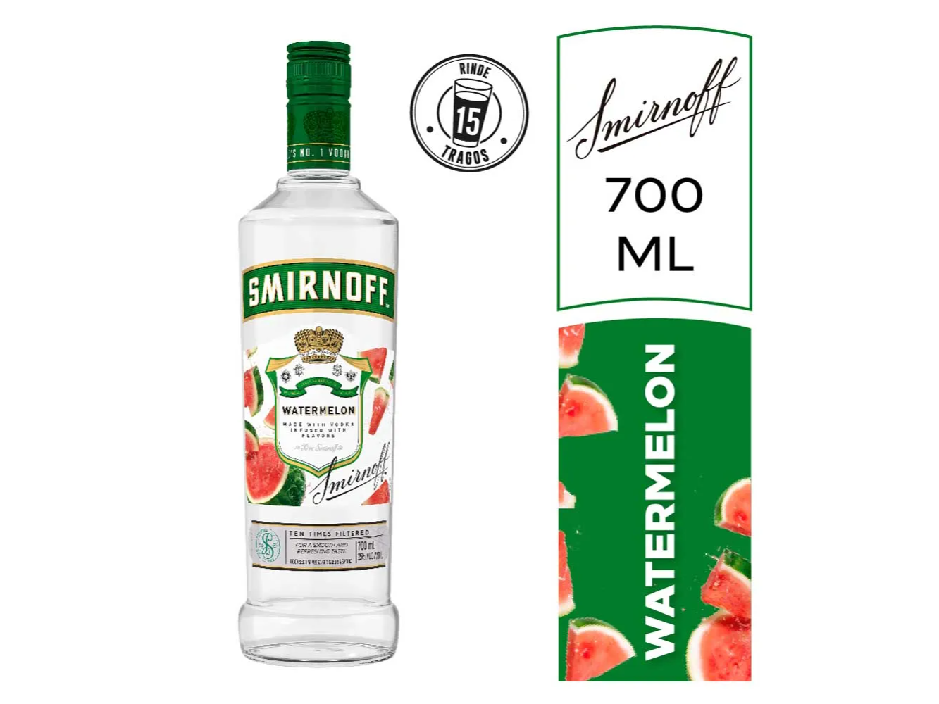 Vodka Smirnoff Watermelon 700cc