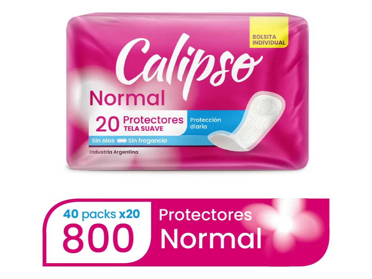 Protector Diario Calipso Normal 20u