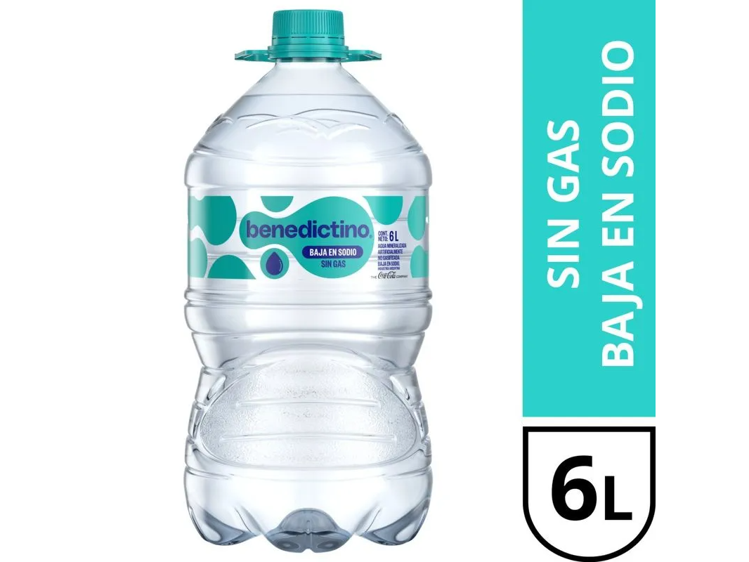 Bidón Agua Benedictino x 6 Lts