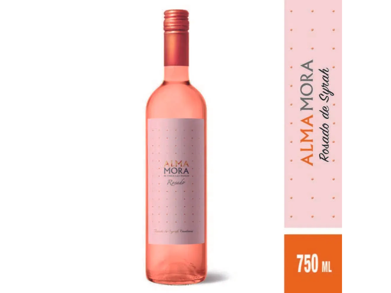 Vino Syrah Rosado 750 Cc Alma Mora