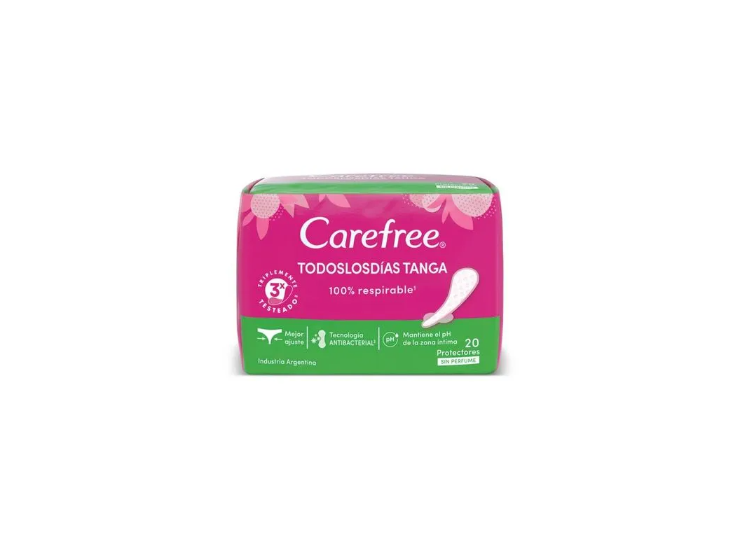 Carefree Todos Los Dias Tanga X 20 Unidades