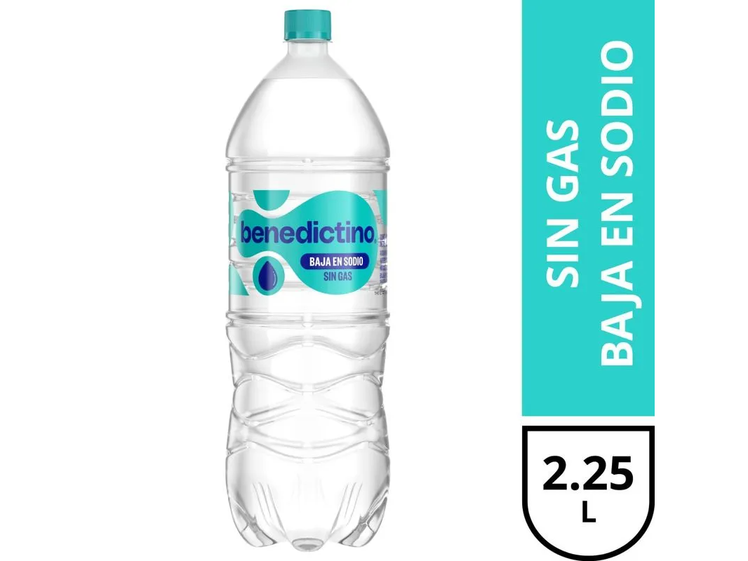 Agua Benedictino x 2.25 Lts