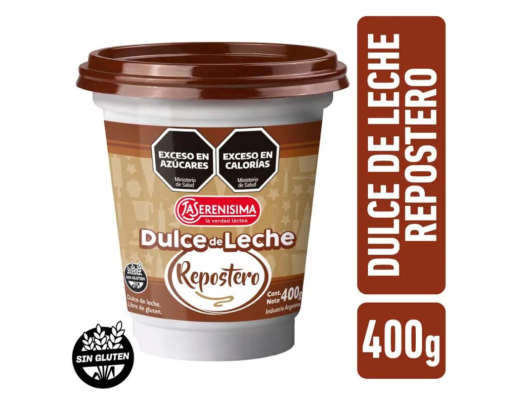Dulce De Leche La Serenísima Repostero 400g