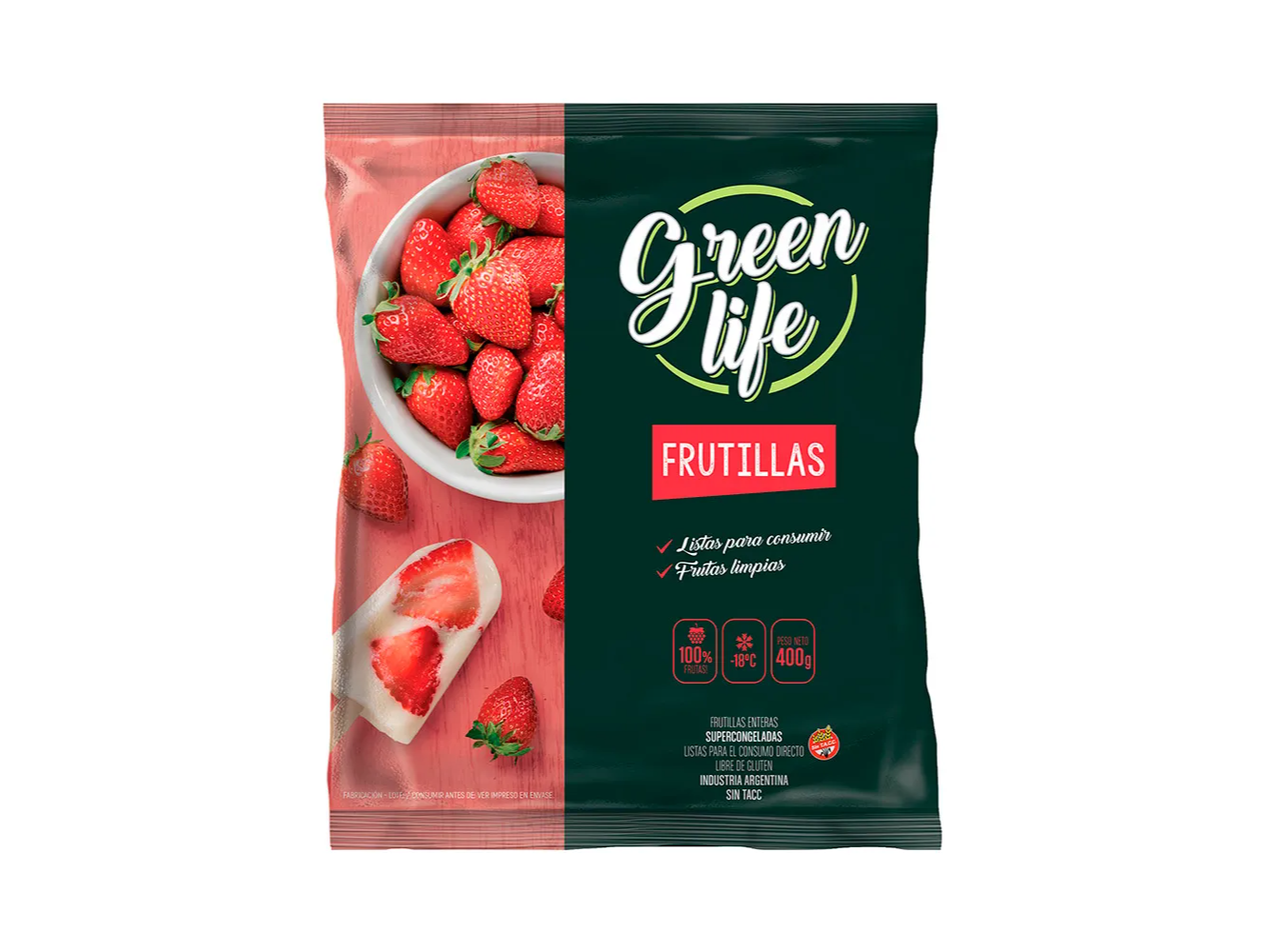 Frutillas Green Life 400g
