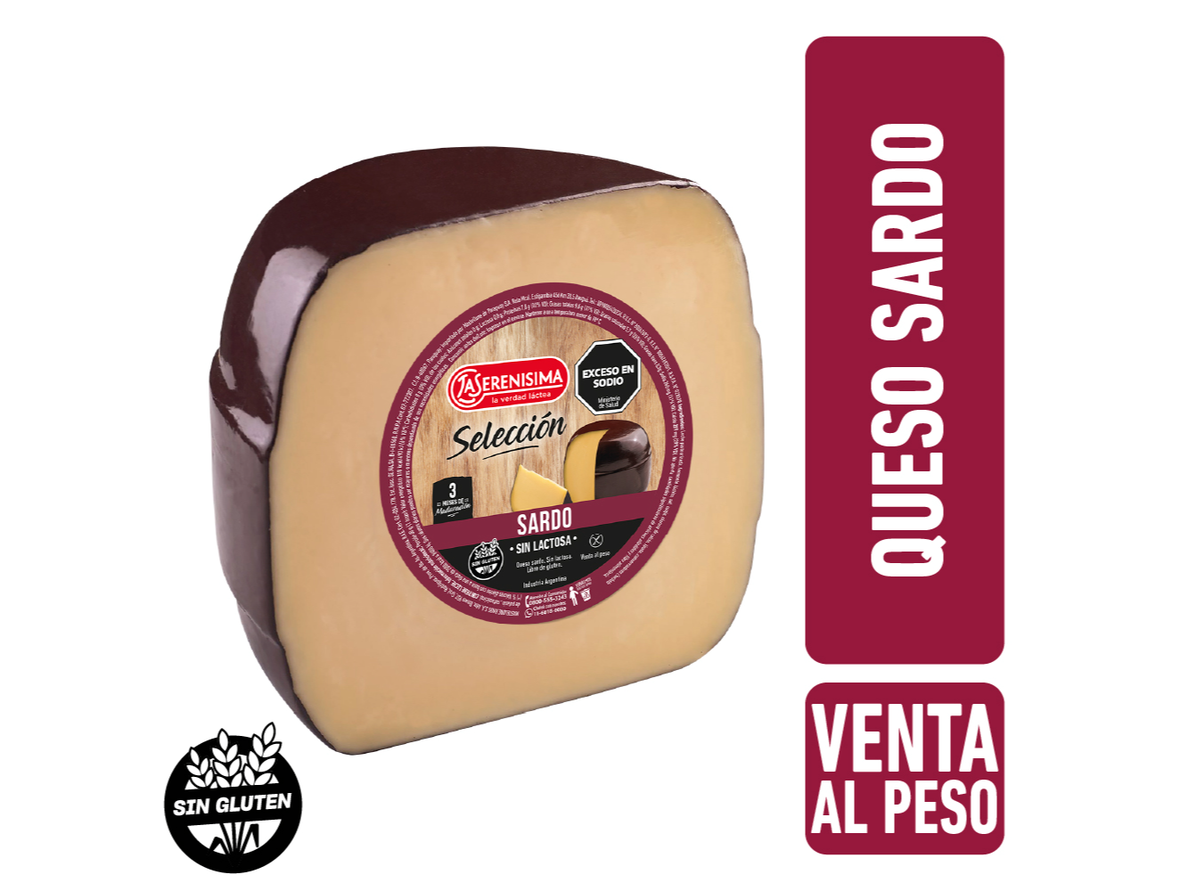 Queso Sardo La Serenísima x Kg