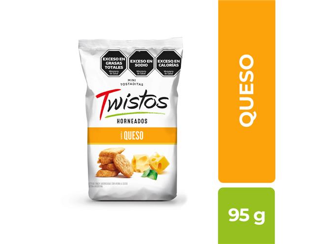 Tostaditas Sabor 4 Quesos Twistos 95 Gr