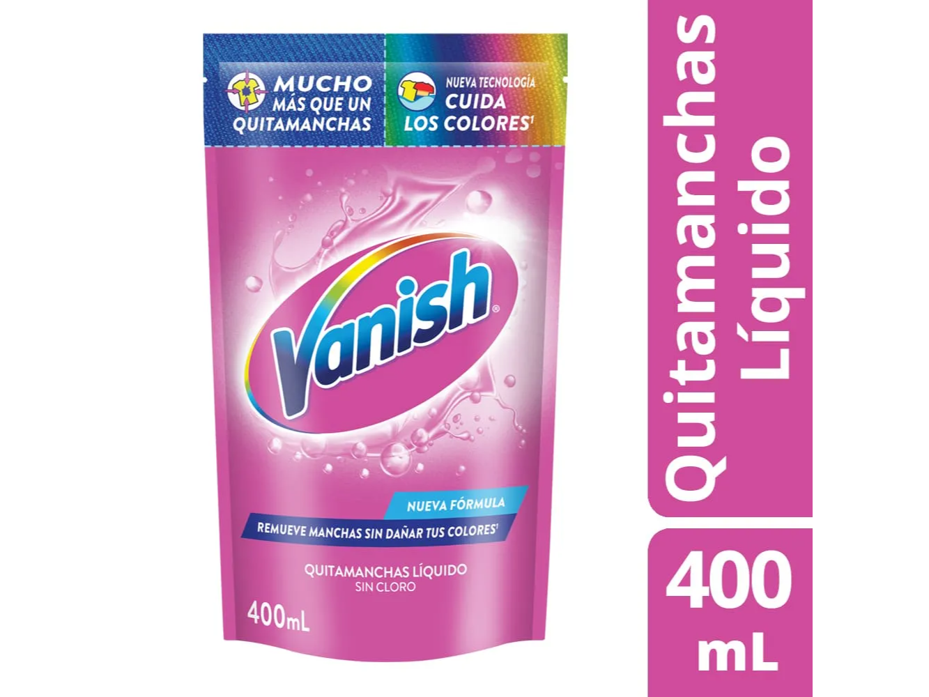 Quitamanchas Líquido Vanish Multiuso Repuesto 400ml