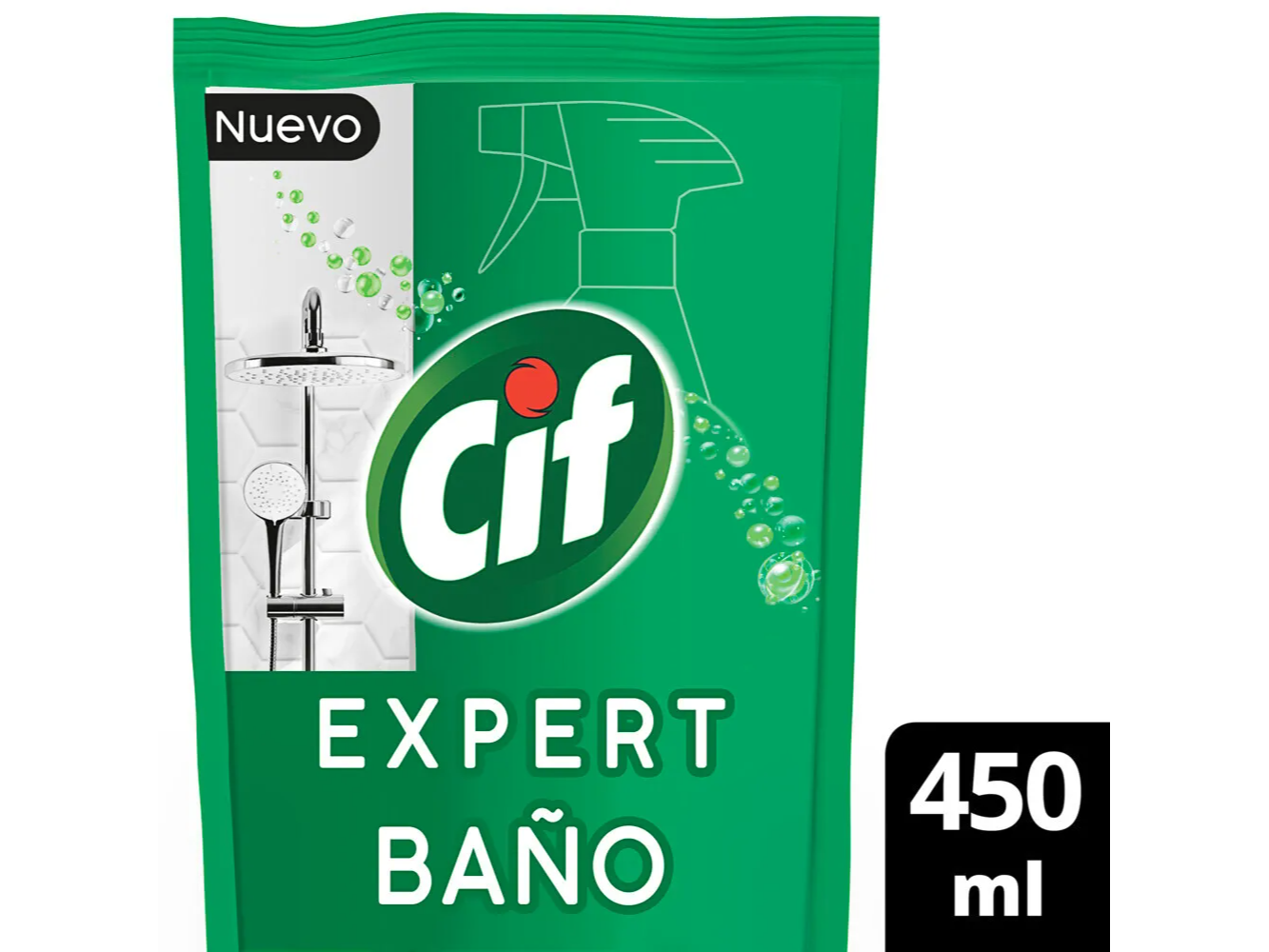 Limpiador Para Baño Expert Cif Doypack 450 Ml