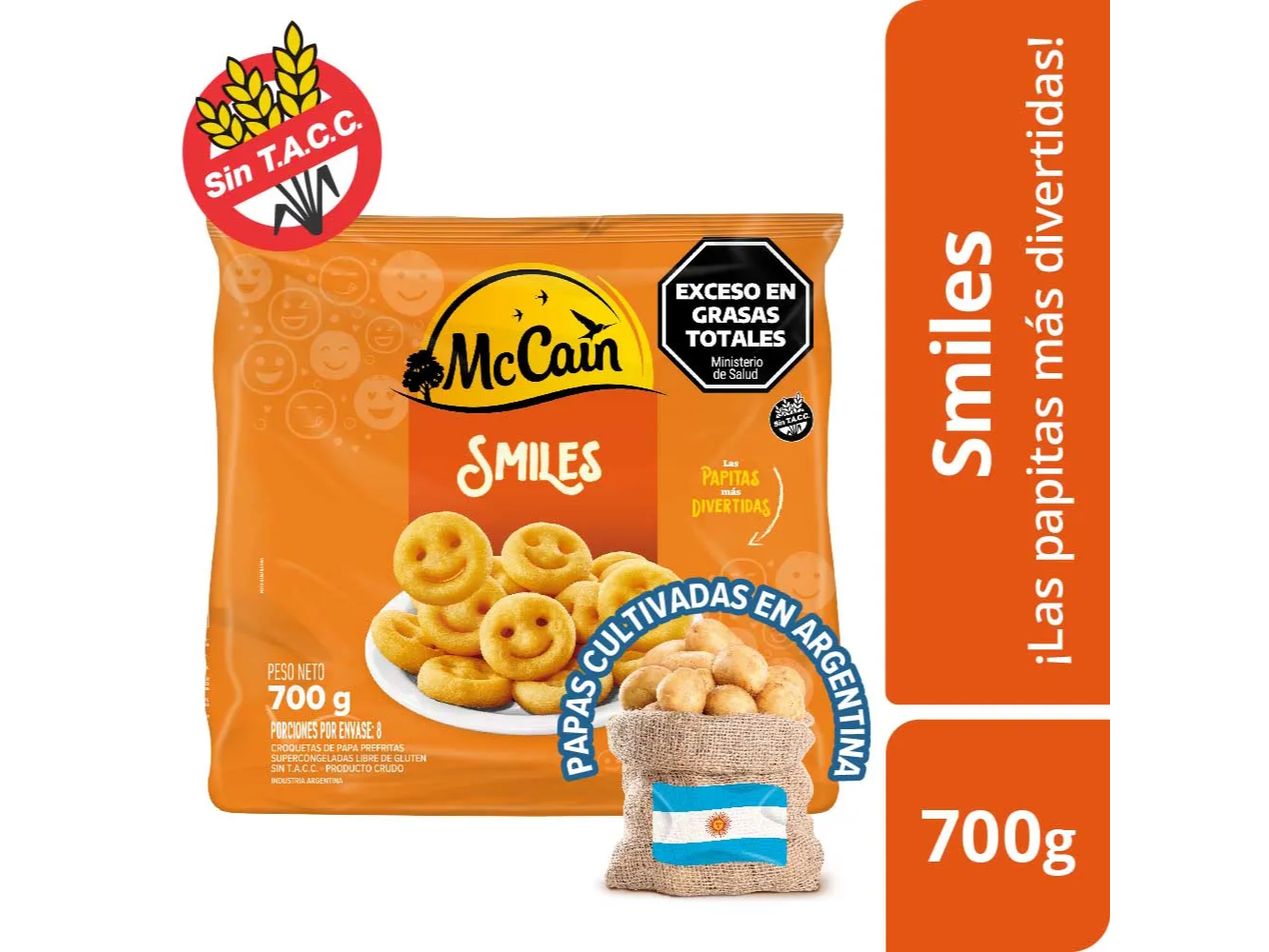 Papas Smiles 700 Gr Mc Cain