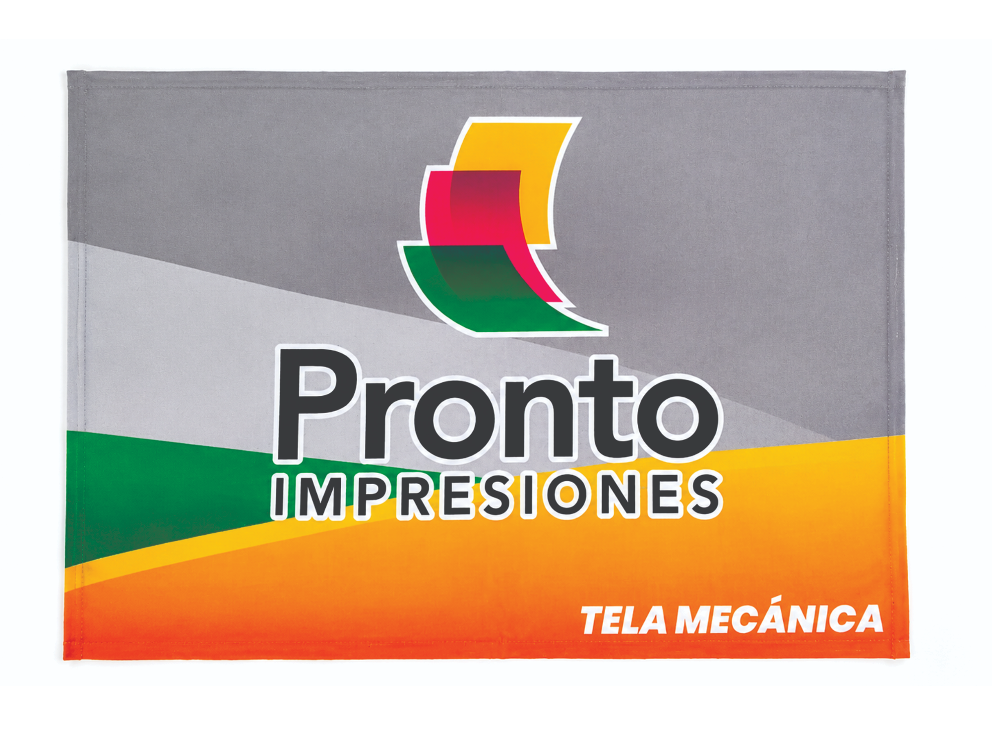 Bandera publicitaria - Tela mecánica