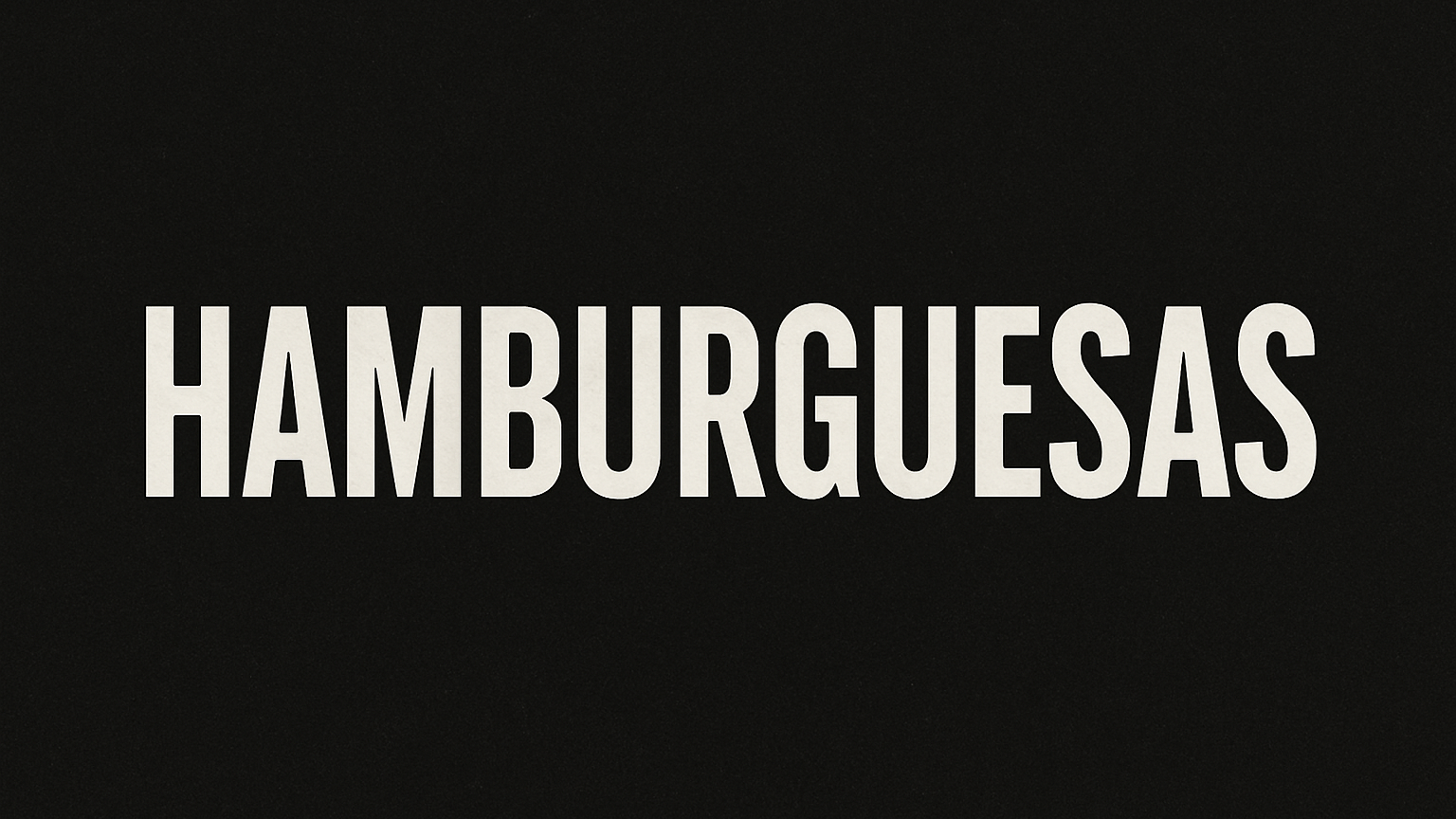 HAMBURGUESAS