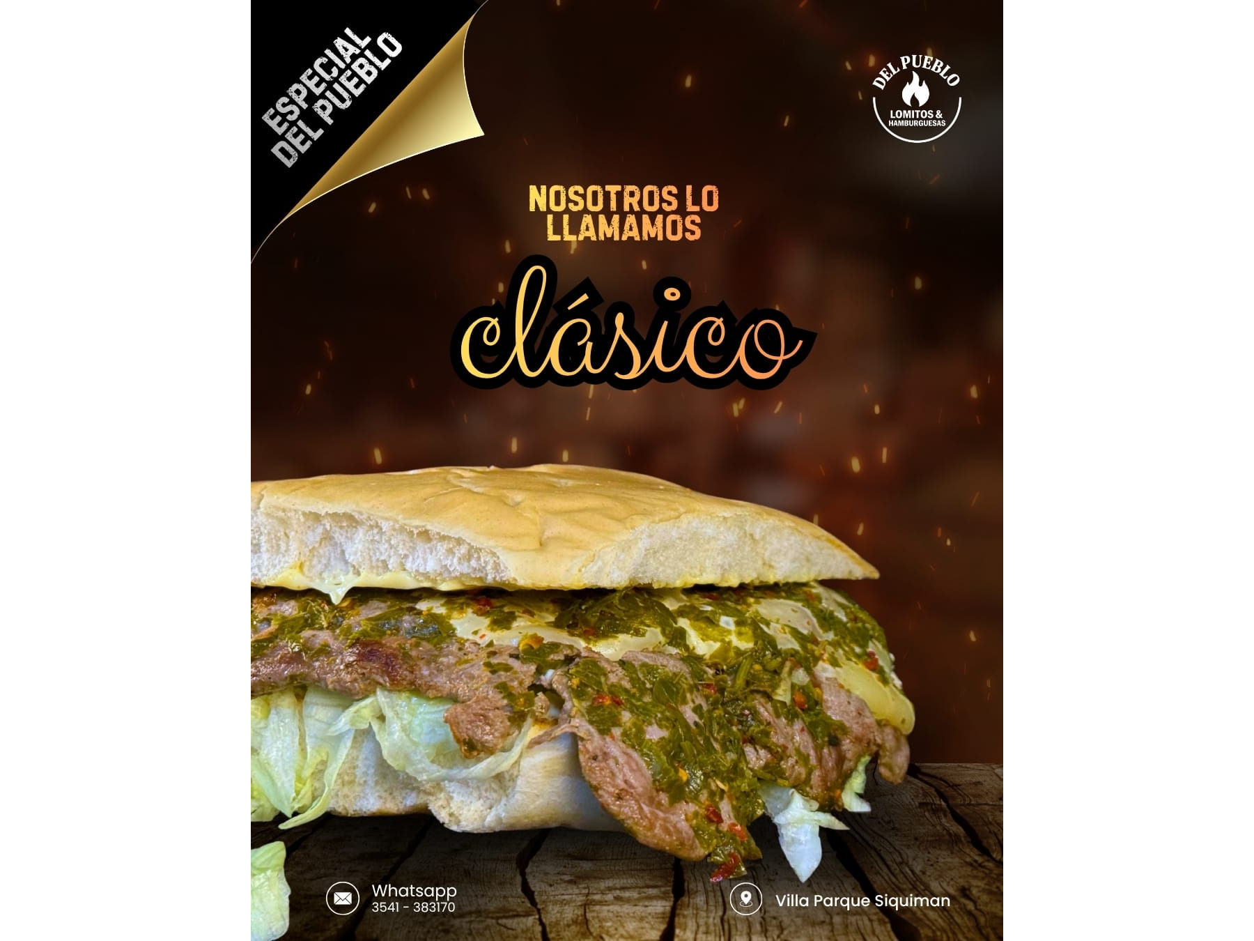 Lomito clásico "Del pueblo"