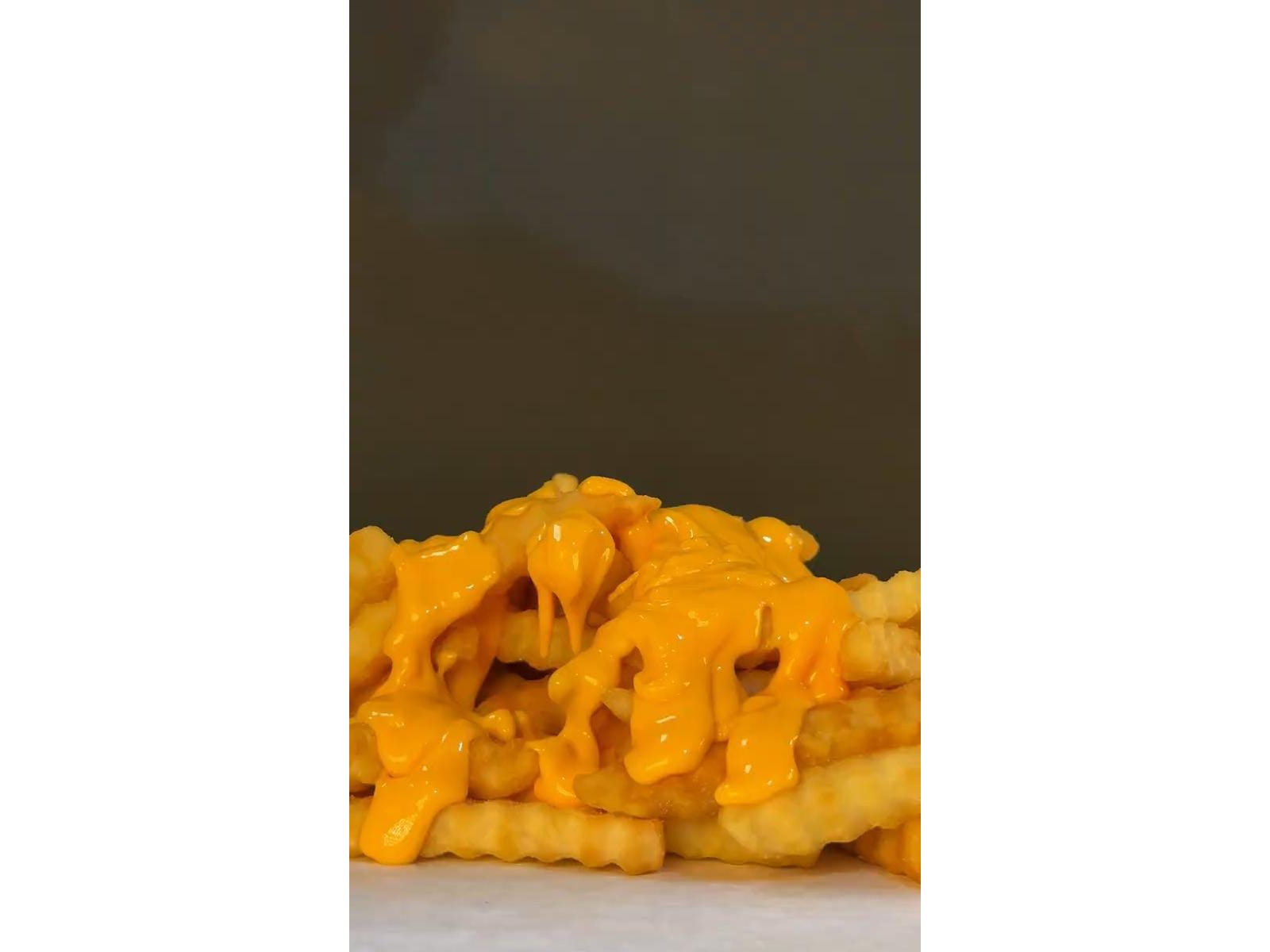 Papas fritas con Cheddar