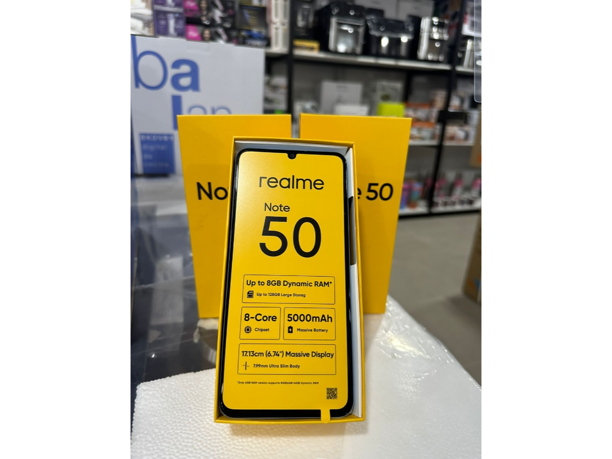 NOTE 50 REALME 4/128GB Precio por unidad - Compra mínima diez (10) unidades