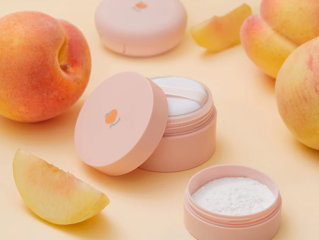 Polvo traslúcido Skinfood Peach Cotton Multi Finish