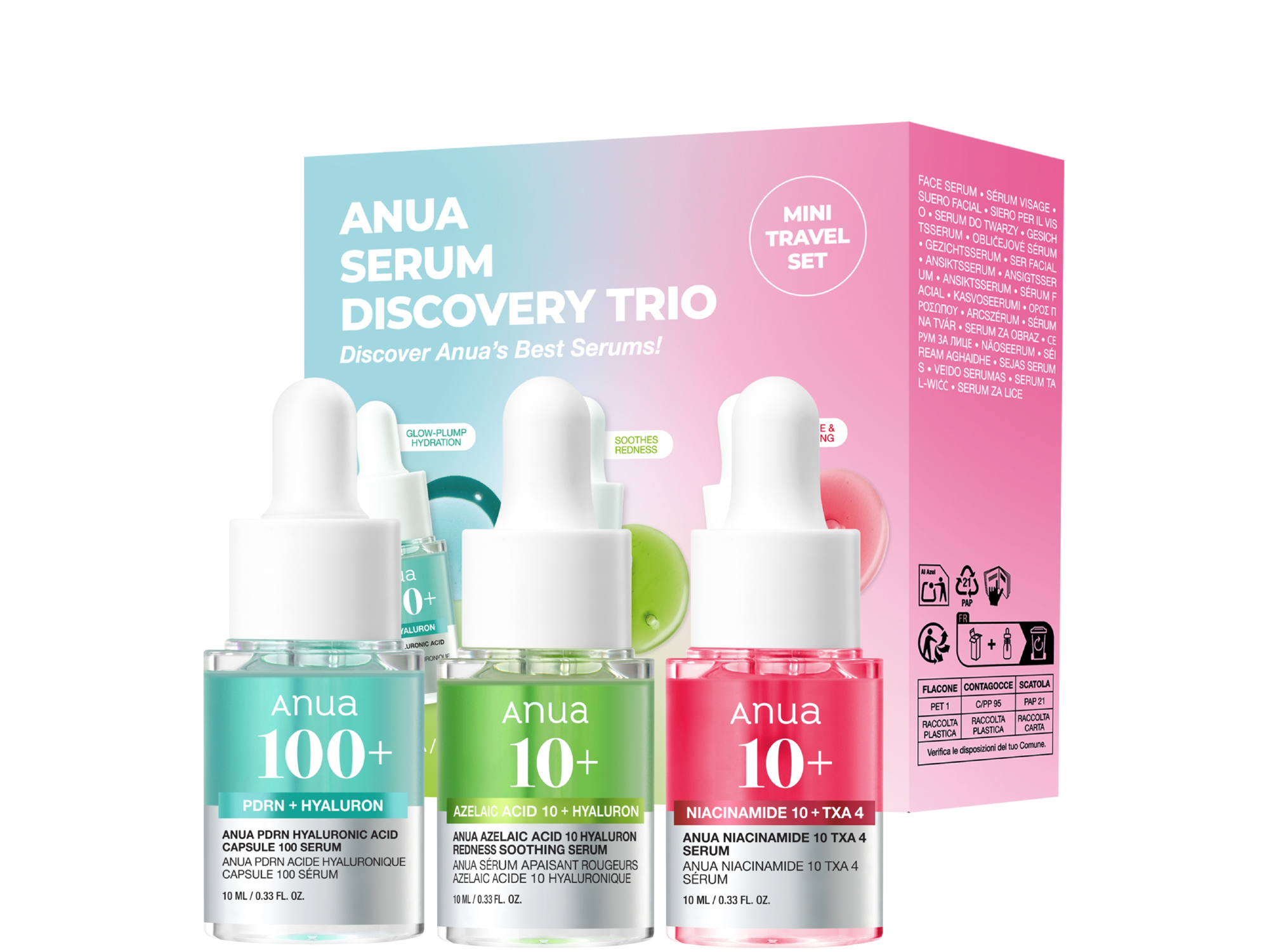 Anua - Set minis serum bet sellers