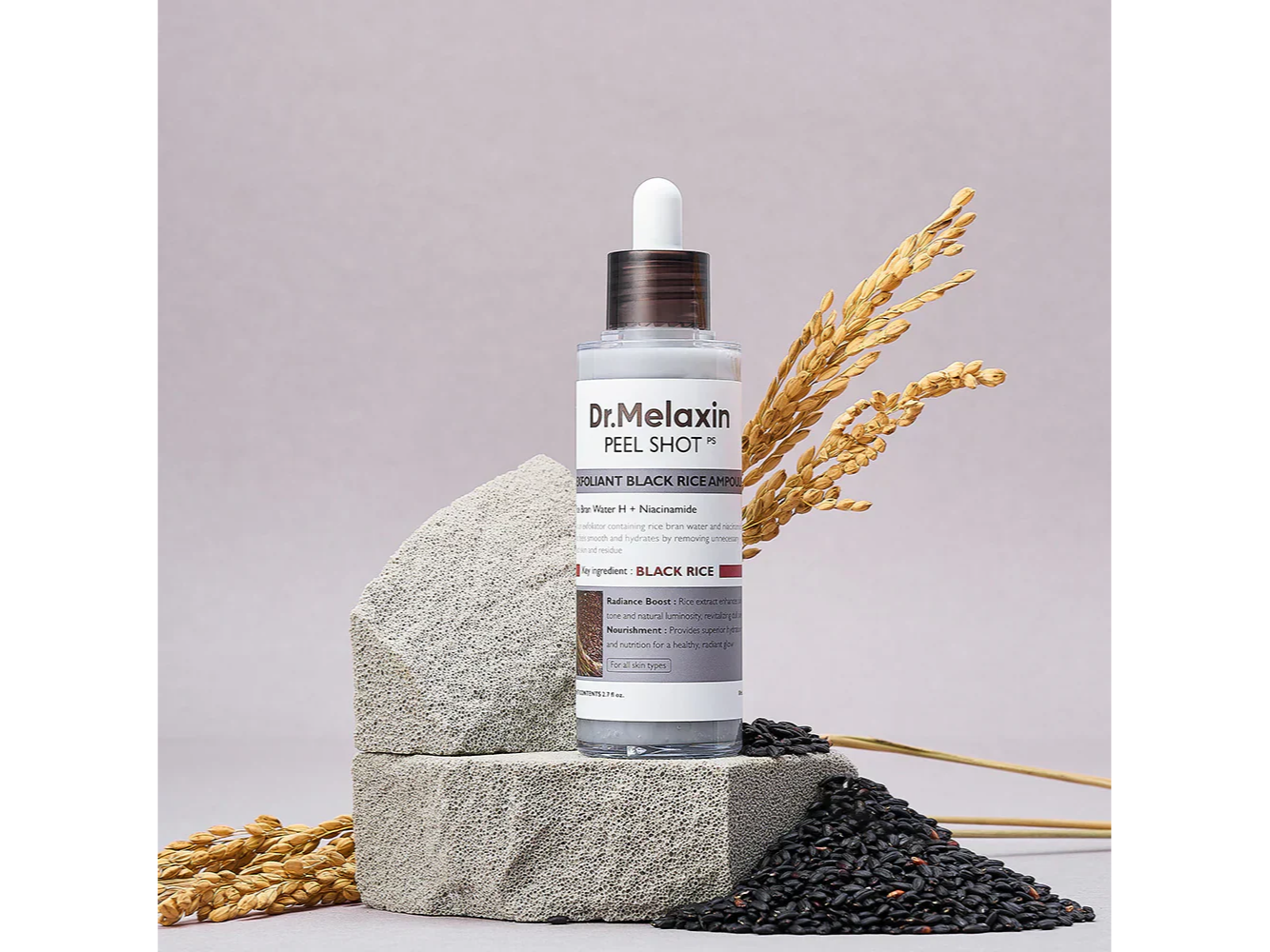 Dr. Melaxin Peel Shot Exfoliating White Rice Ampoule 80ml