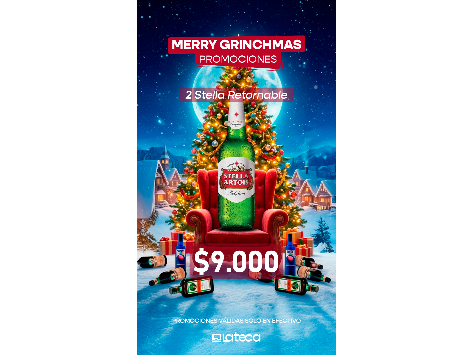 2 Stella Artois (ret.)