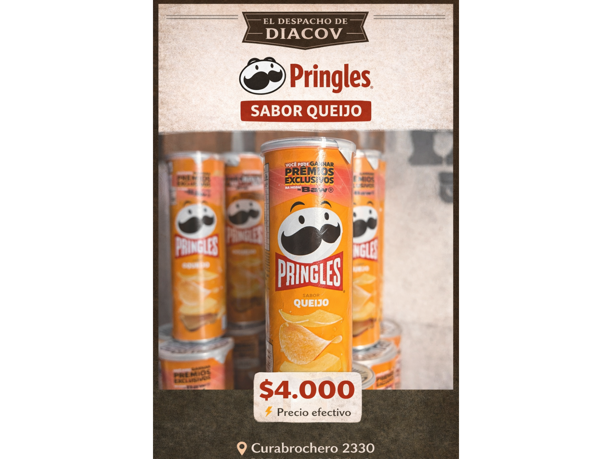 Pringles sabor queso