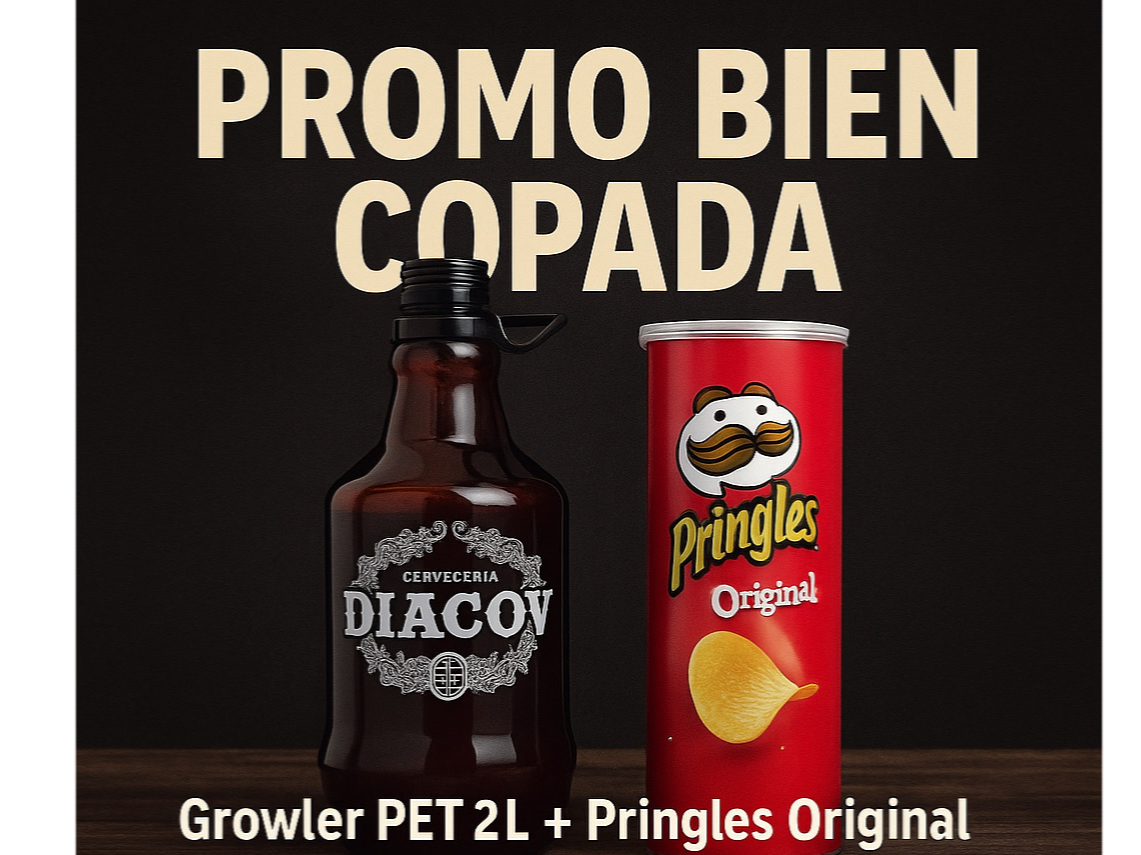 Growler + pringles