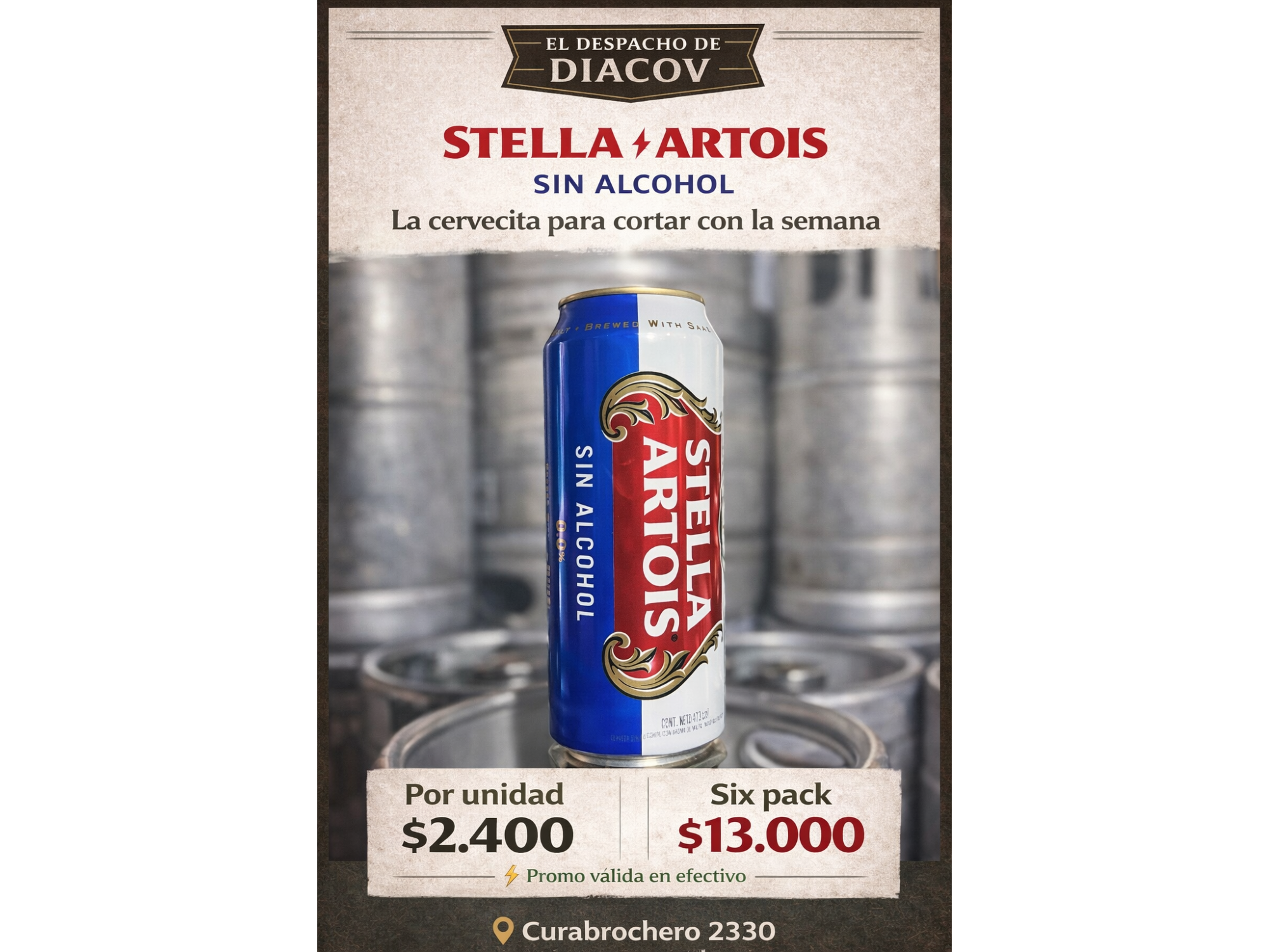 Stella Artois s/alc