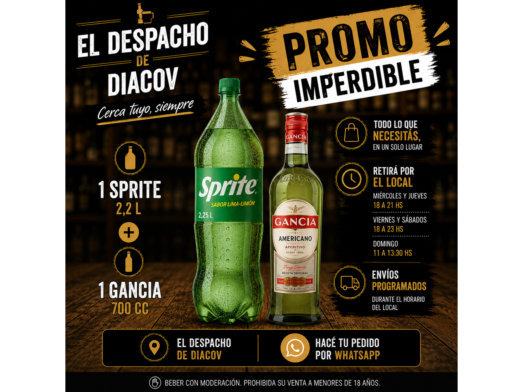 Gancia + Sprite