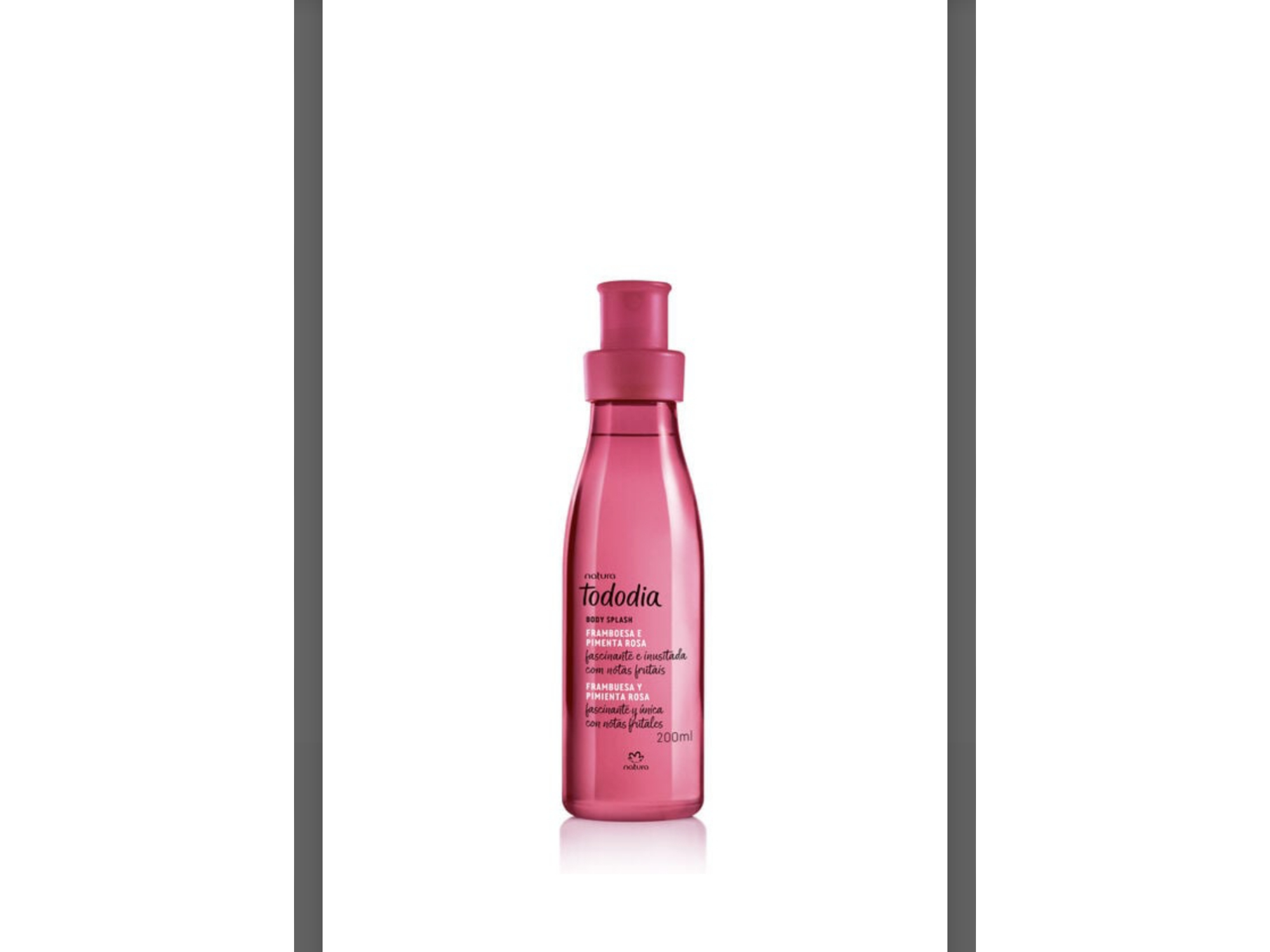 Body frambuesa y pimienta rosa