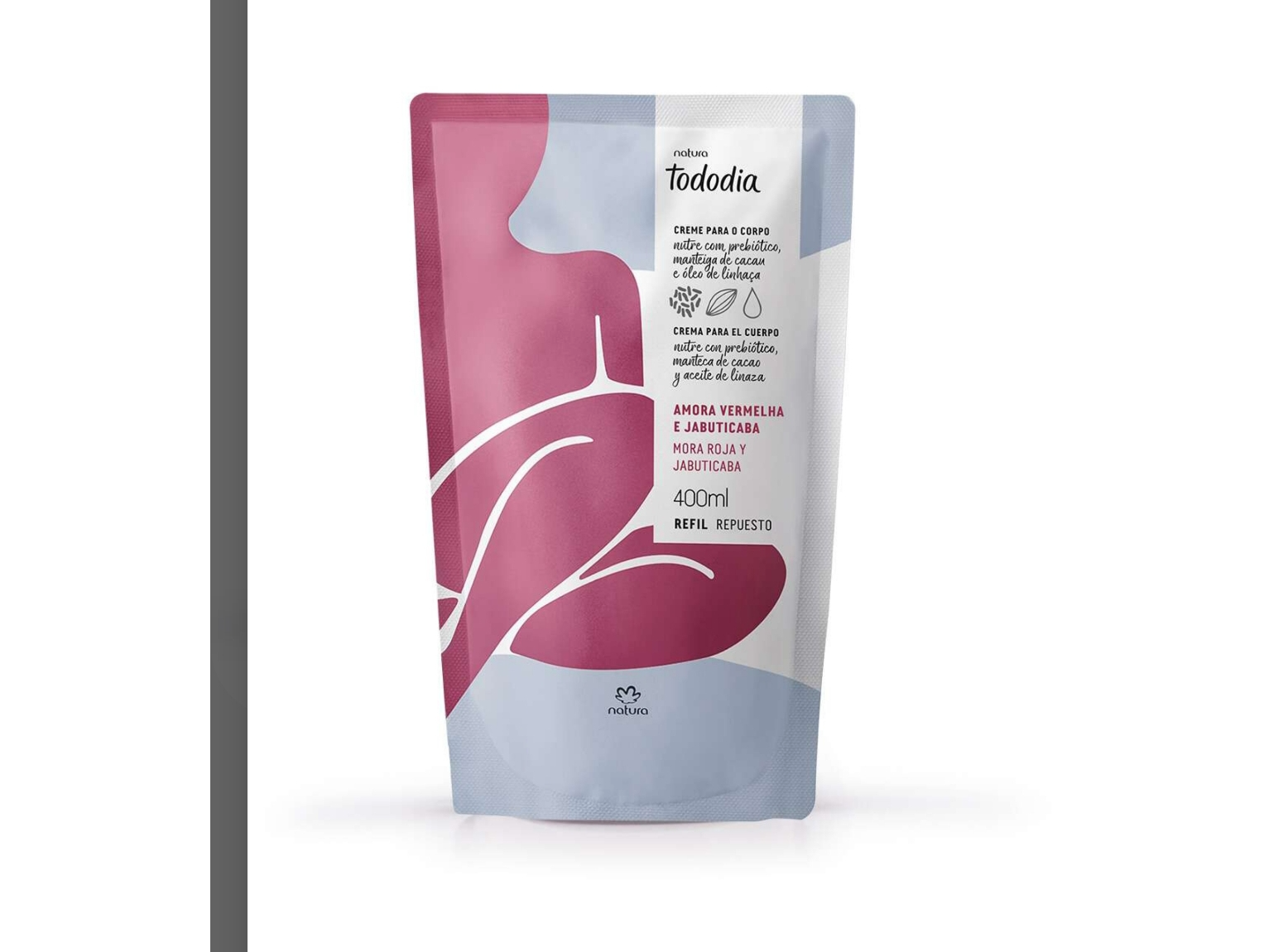 Repuesto crema hidratante Mora roja y jabuticaba