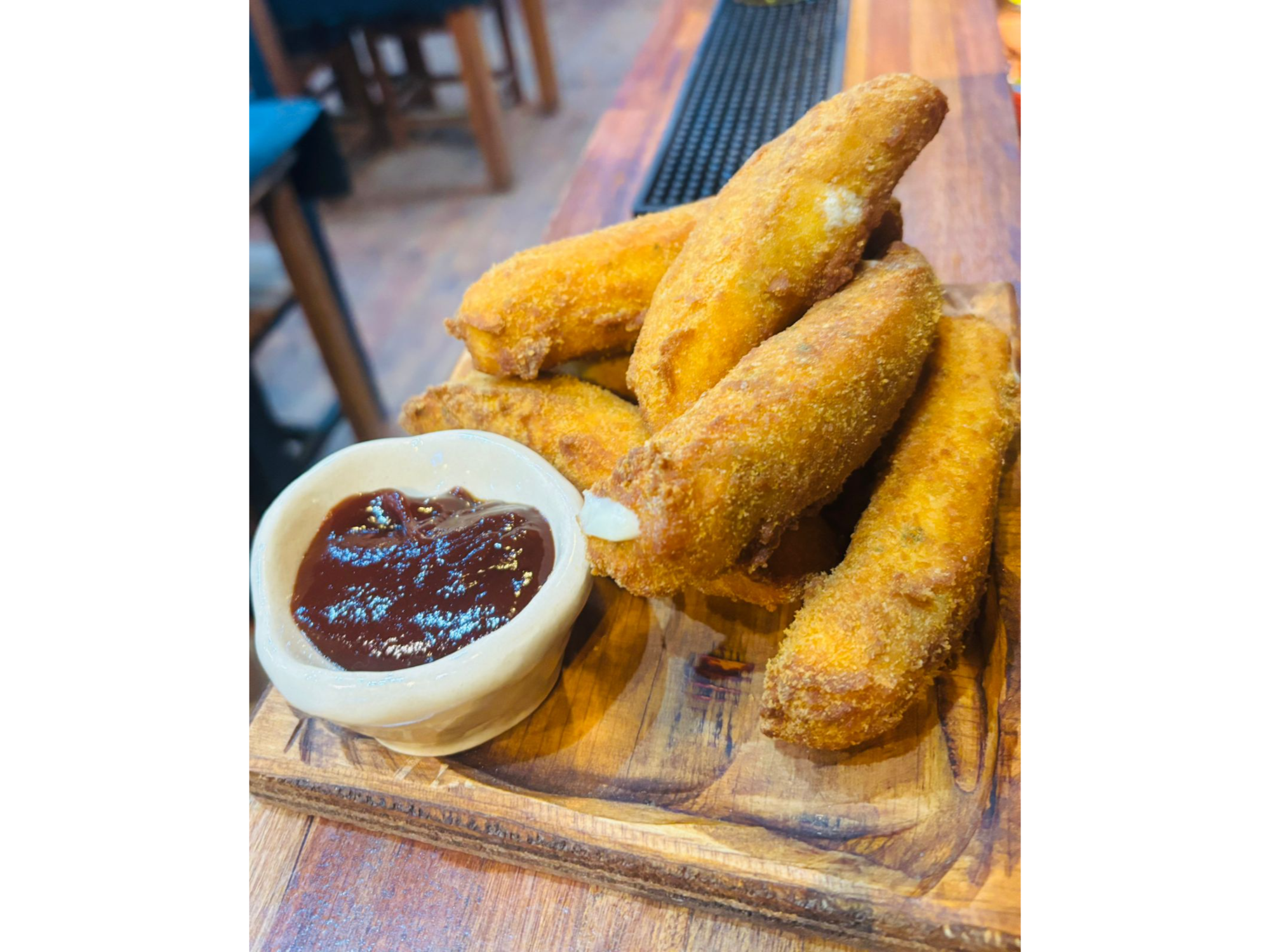 Bastones de mozzarella