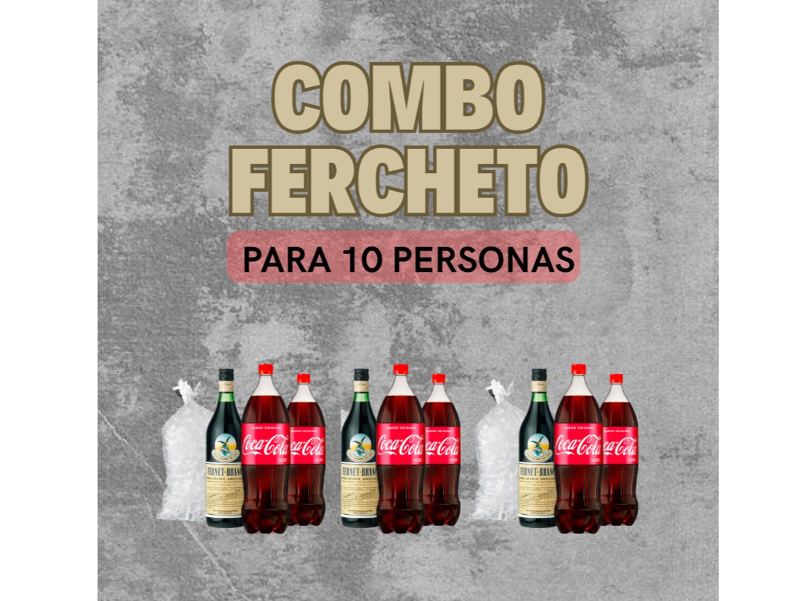 Combo fernet 750 (10 Personas)