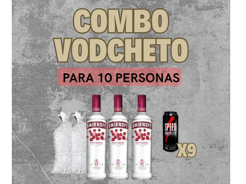 Combo Smirnoff (10 Personas)