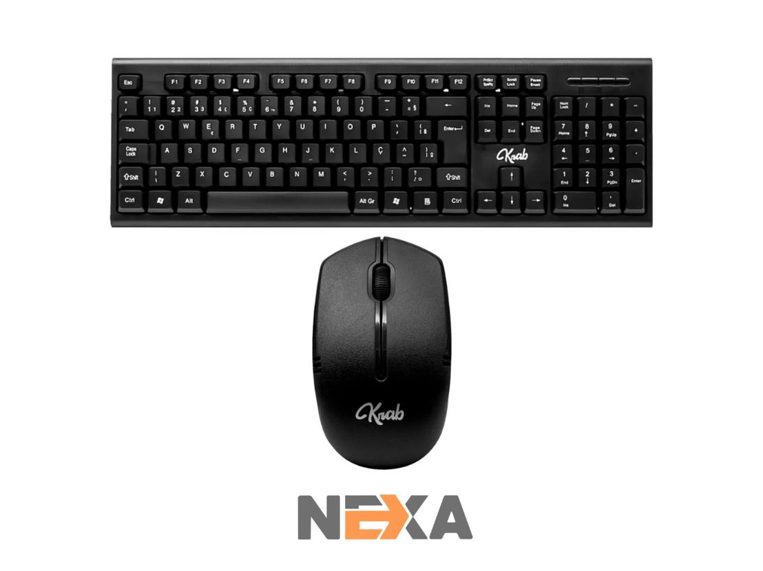 Teclado y Mouse inalambrico Krab