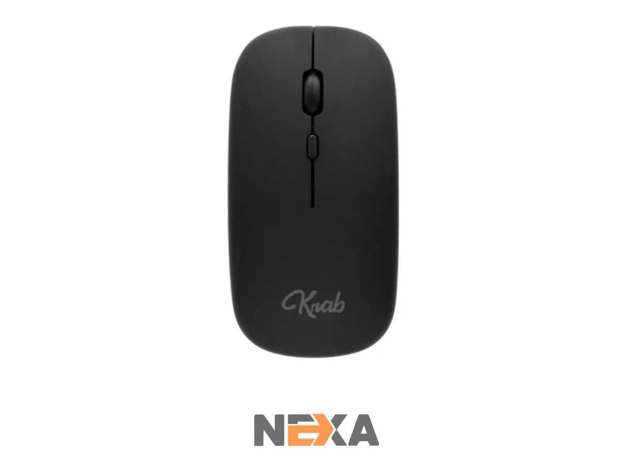 Mouse Quanta Krab KBMI11 1200 DPI Inalámbrico - Negro
