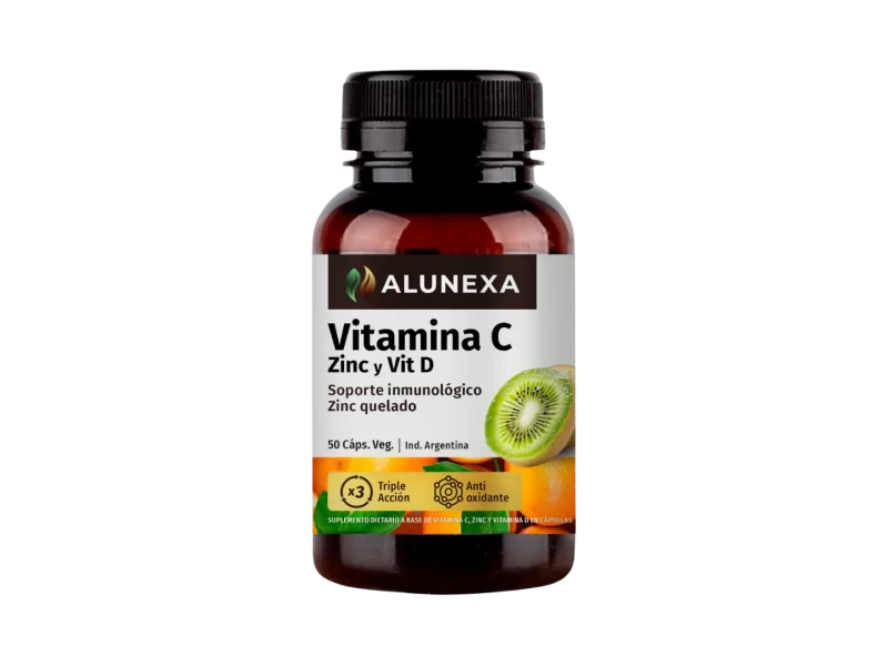 Vitamina C, Zinc Quelado y Vitamina D3 – Alunexa