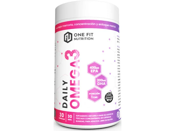 Daily Omega 3 30 Caps 30 Serv. One Fit Sin Tacc