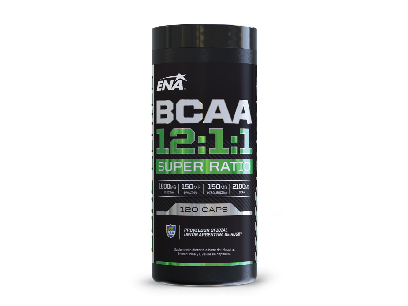 Bcaa 12:1:1 (120 Caps) Ena Sport - Aminoácidos Recuperador