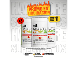 MULTIVITAMINICO ENA CON CAFEINA 60CAPS C/U X 3 UNIDADES