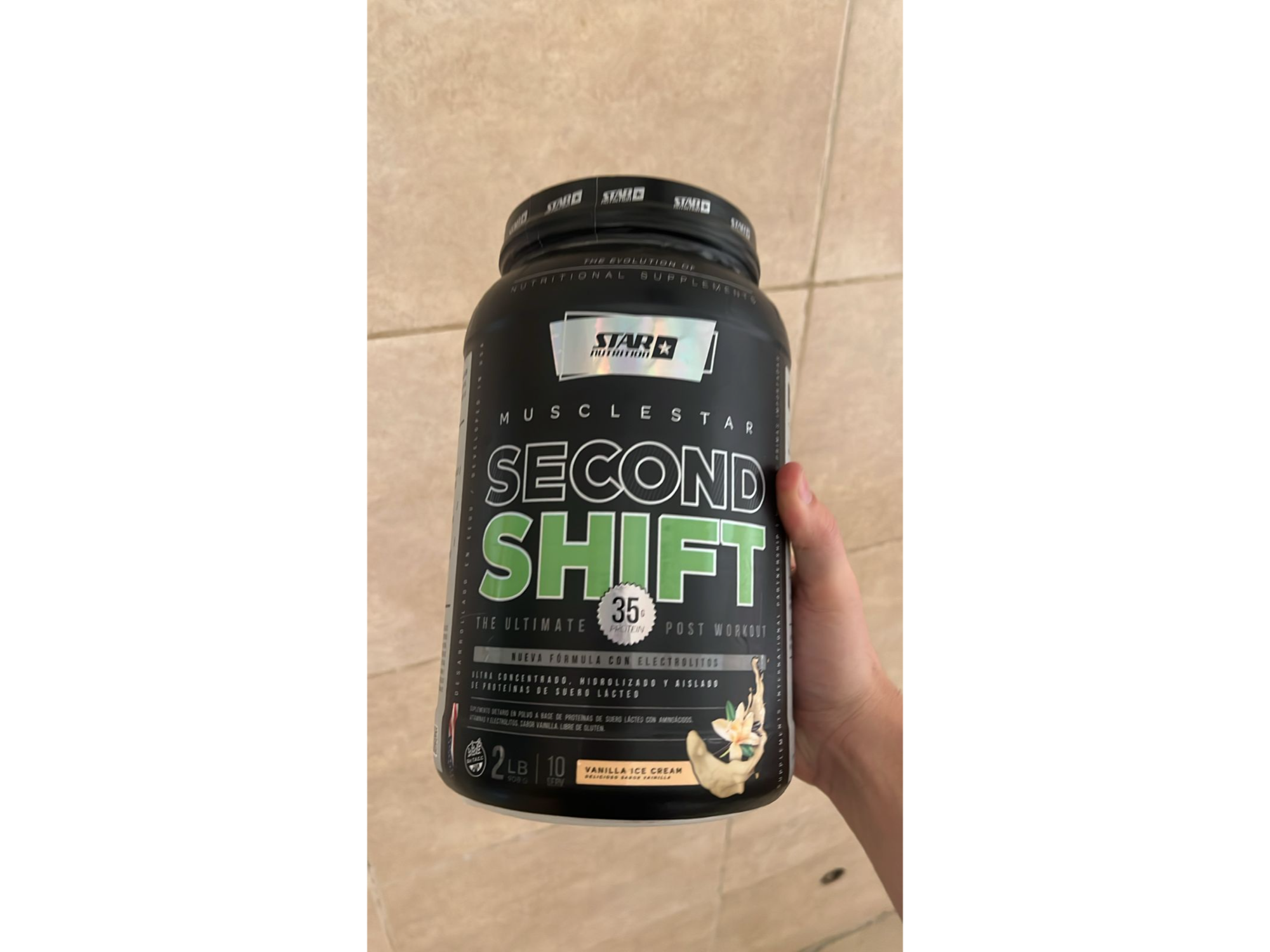 SECOND SHIFT STAR WHEY 2lb vainilla Vto 02/26