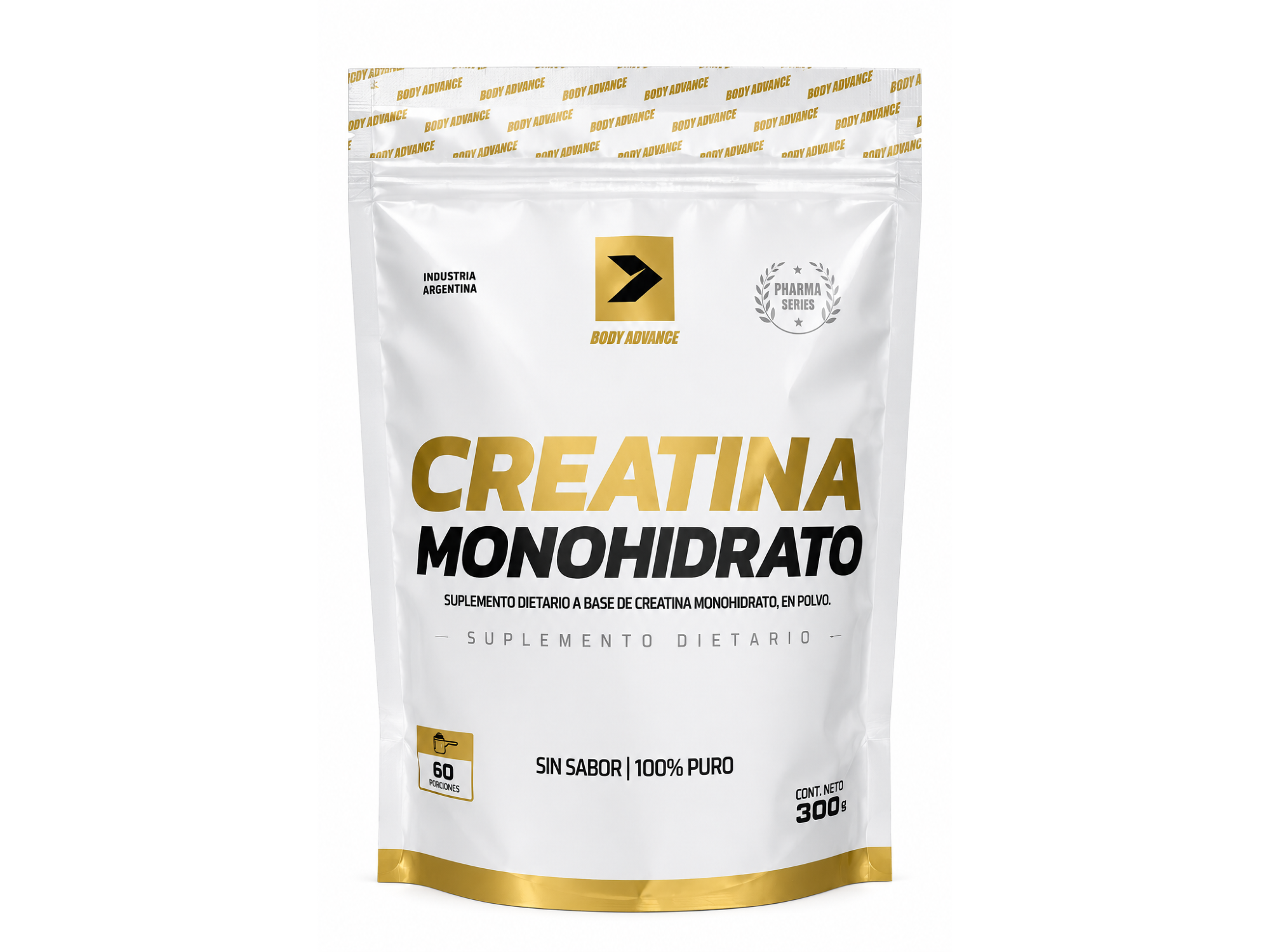 Creatina Body Advance en polvo Sin sabor x 300g