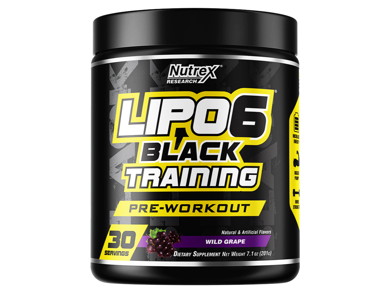 240gr LIPO-6 BLACK TRAINING