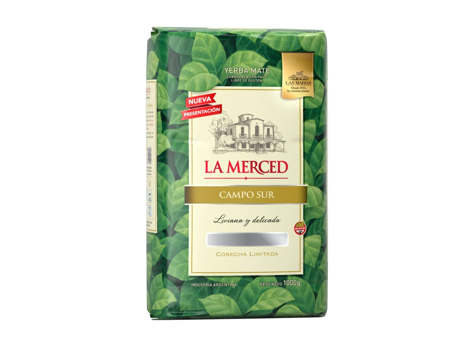 Yerba Mate La Merced Campo Sur O.C. 1kg