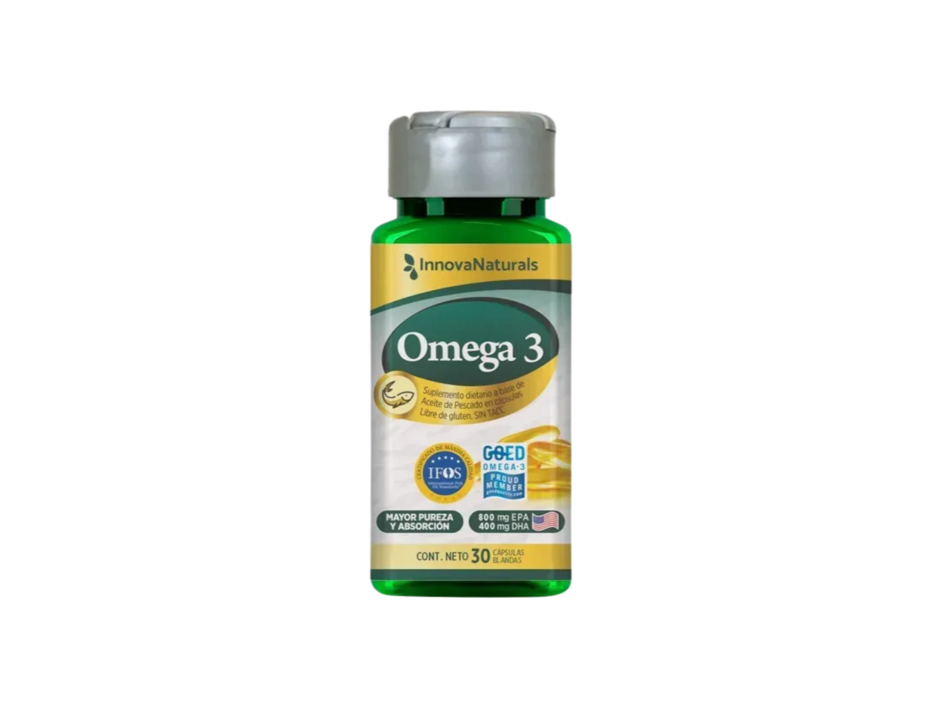 Omega 3 X 30 Caps Ifos Innovanaturals Sabor Sin Sabor
