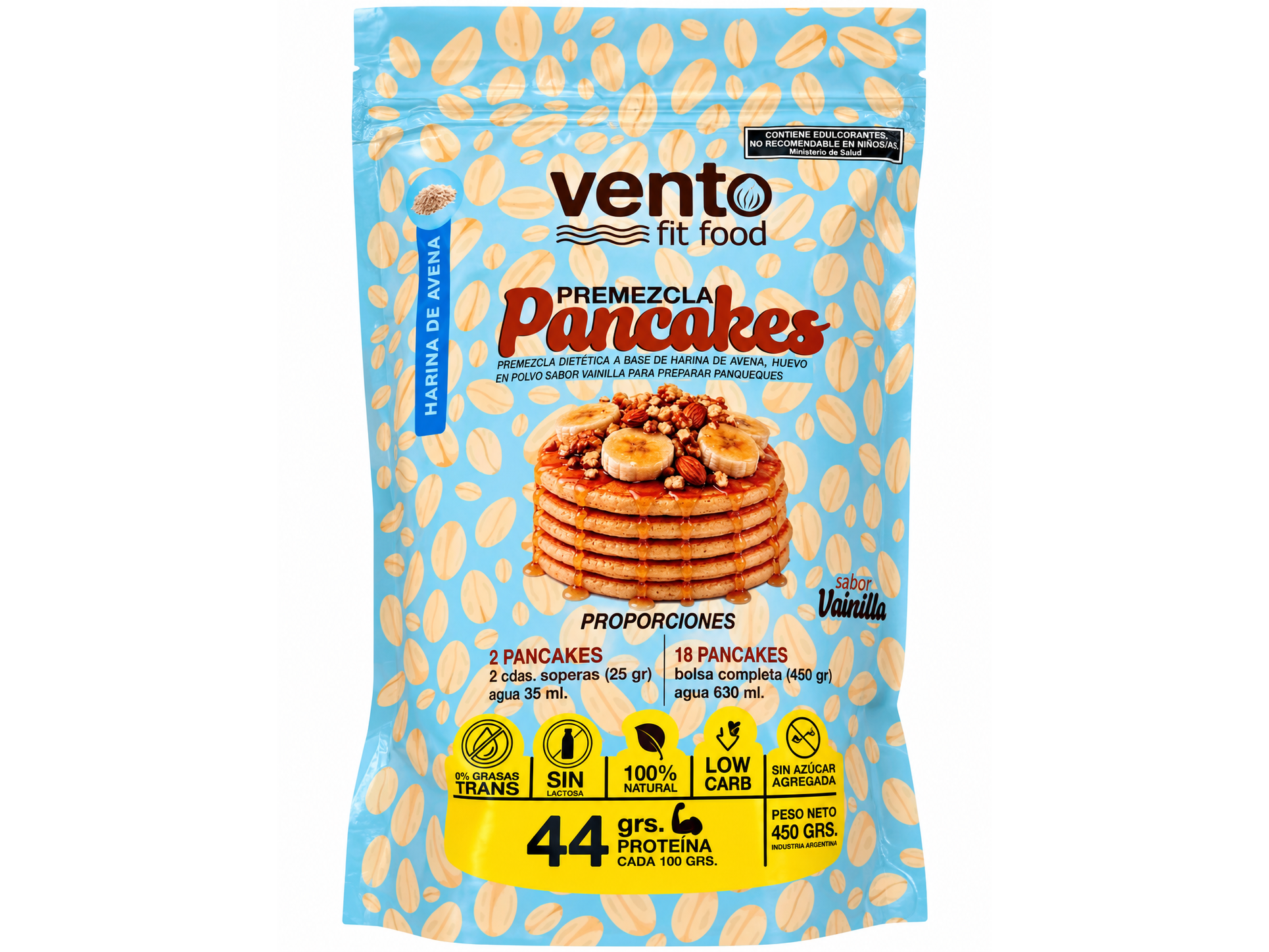 Premezcla Pancakes Vento - Vainilla