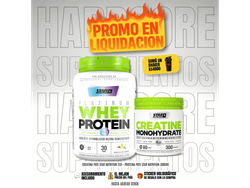 CREATINA POTE STAR NUTRITION 2LB + PROTEINA STAR NUTRITION 300 GR