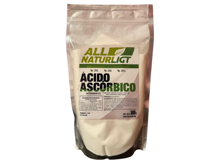 Acido Ascorbico Vitamina C All Naturligt 500g