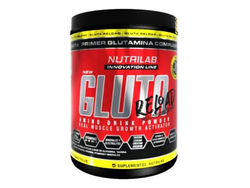 Nutrilab 300gr Glutamina Reload Innovation Line Amino Powder Drink Sabor Uva