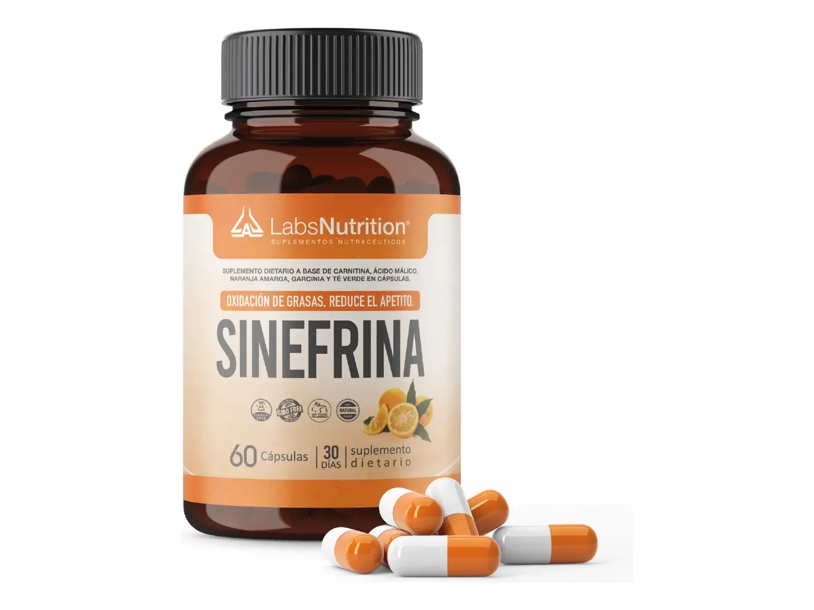 Sinefrina Quemador de Grasas Labs Nutrition 60 Cápsulas Sin Sabor