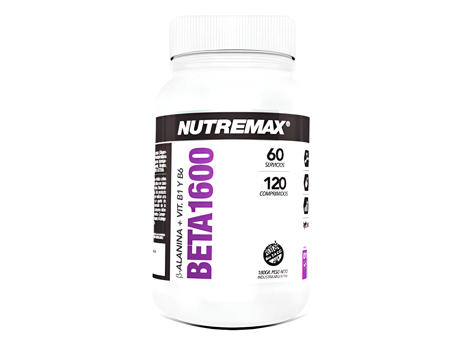 Nutremax Beta 1600 Suplemento B Alanina B1 B6 6c Local Sin Sabor